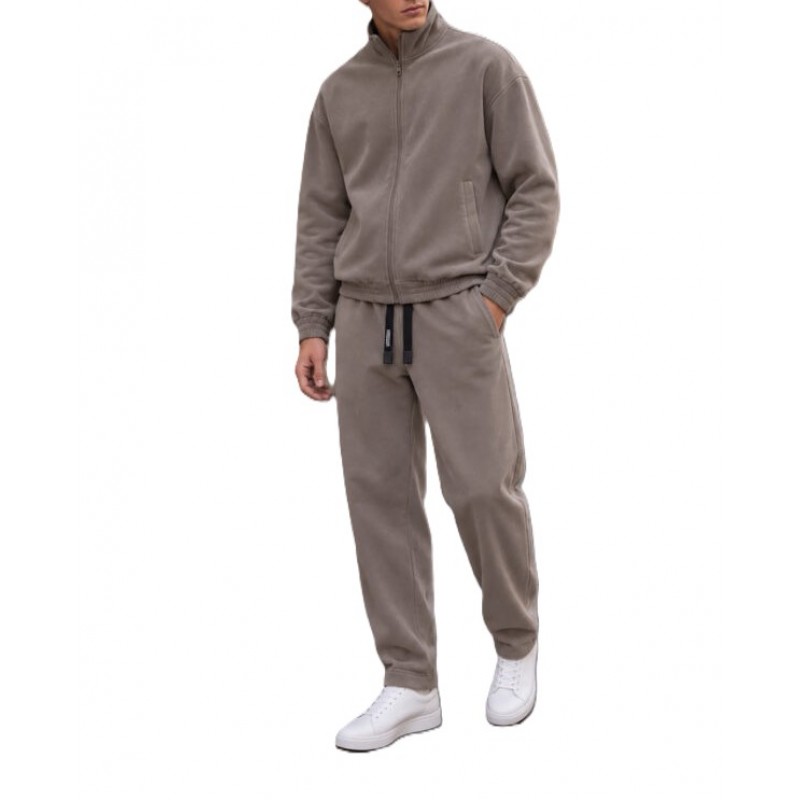 Vittorio Jacket Mao Collar Zip Up-Puro Vittorio Jacket Mao Collar Zip Up-Puro