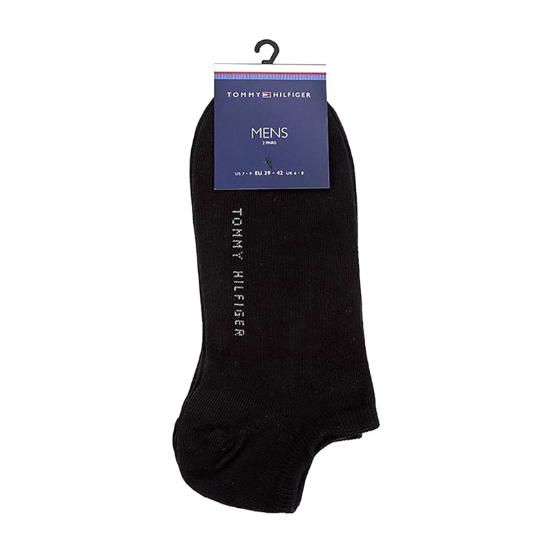 Tommy Hilfiger TH Men Sneaker 2Pair Socks-Black
