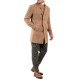 Vittorio High Collar Monti Coat-Camel Vittorio High Collar Monti Coat-Camel