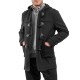Vittorio Hooded Montgomery Torino-Black Vittorio Hooded Montgomery Torino-Black