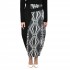 Lotus Eaters Patterned Skirt Lozaka-Ecru/Grey/Black