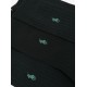 Polo Ralph Lauren Socks 3 Pack Ribbed-Black Polo Ralph Lauren Socks 3 Pack Ribbed-Black