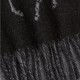 Polo Ralph Lauren Big Logo Wool Blend Scarf-Black/Grey