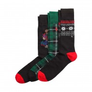 Polo Ralph Lauren Polo Bear Crew Sock 3-Pack-GB HOL Bear/Tartan/Fairis