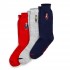 Polo Ralph Lauren Triple Pack Gift Sock Set-Multicolor