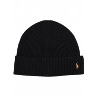 Polo Ralph Lauren Beanie Polo Pony-Black