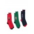 Polo Ralph Lauren Socks 3 Pack Gift Box-Red/Green/Blue