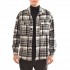 Indeed Stripe Patterned Overshirt-Black/White