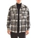 Indeed Stripe Patterned Overshirt-Black/White Indeed Stripe Patterned Overshirt-Black/White