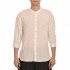 Indeed Relaxed Fit Mao Collar Shirt-White