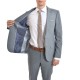 Vittorio Vestless Suit Montone-Light Blue