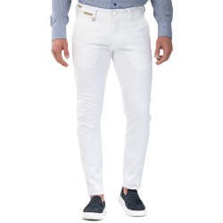 Vittorio Casual Trousers Como-White