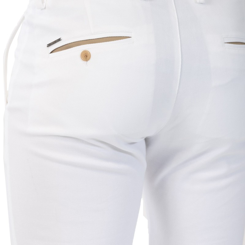 Vittorio Casual Trousers Como-White