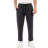 Vittorio Trousers Rib Elastic Waist-Black
