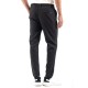 Vittorio Trousers Straigth Line With Elastic Waist-Black