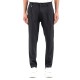 Vittorio Trousers Straigth Line With Elastic Waist-Black