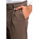 Vittorio Trousers Straight Leg With Lapels-Brown Vittorio Trousers Straight Leg With Lapels-Brown