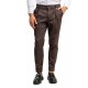 Vittorio Trousers Straight Leg With Lapels-Brown Vittorio Trousers Straight Leg With Lapels-Brown