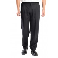 Vittorio Trousers Straight Fit Line-Black