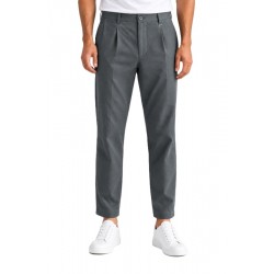Vittorio Trousers Straight Line-Grey