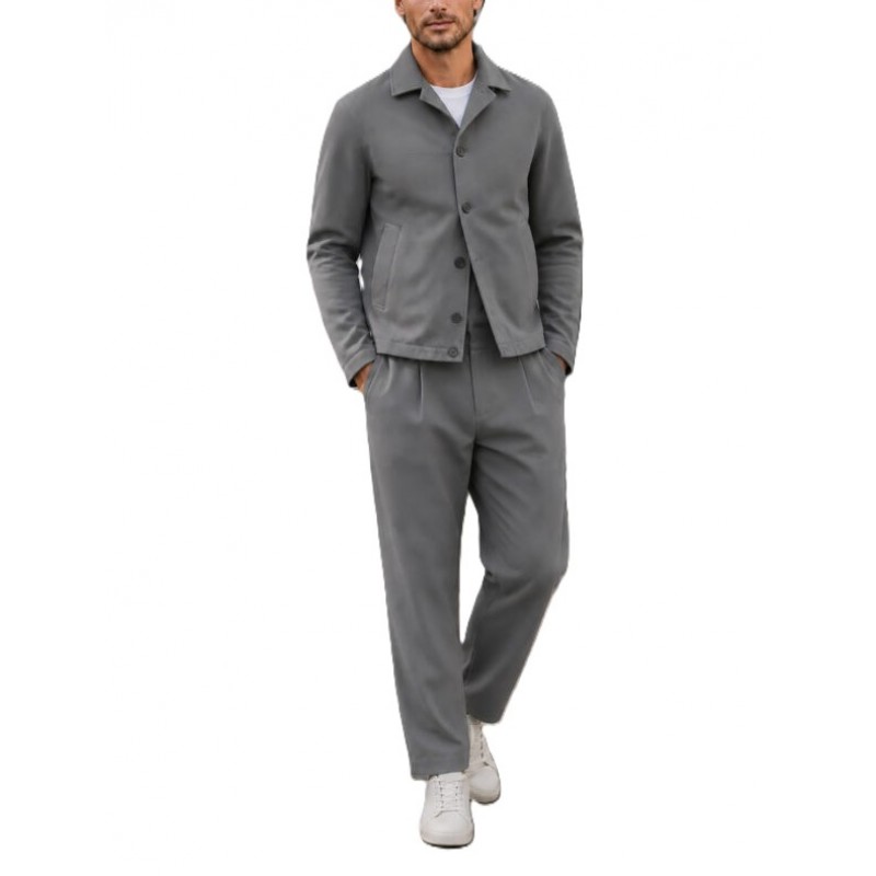 Vittorio Trousers Straight Line-Grey Vittorio Trousers Straight Line-Grey