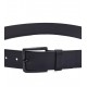 Hugo Leather Belt With Matte Gunmetal Hardware-Black Hugo Leather Belt With Matte Gunmetal Hardware-Black