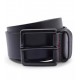 Hugo Leather Belt With Matte Gunmetal Hardware-Black Hugo Leather Belt With Matte Gunmetal Hardware-Black