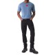 Hugo T-Shirt With Logo Label-Open Blue
