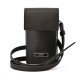 Boss Neck Pouch With Steel Logo-Black
