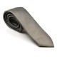 Hugo Silk Jaquard Tie With Stripe Pattern-Light Grey