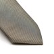 Hugo Silk Jaquard Tie With Stripe Pattern-Light Grey