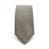 Hugo Silk Jaquard Tie With Stripe Pattern-Light Grey