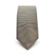 Hugo Silk Jaquard Tie With Stripe Pattern-Light Grey