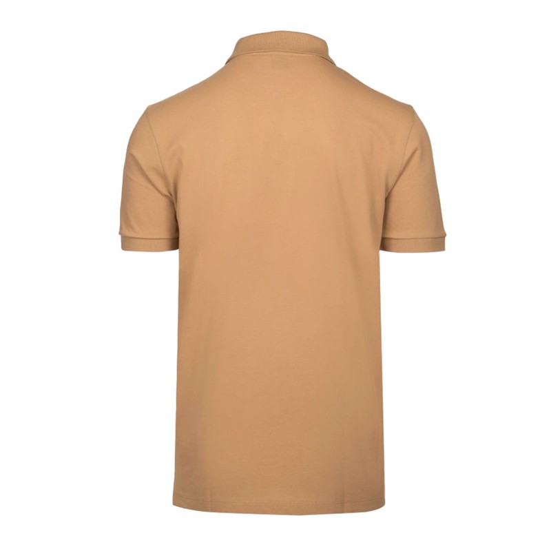 Boss Organic-Cotton Polo Shirt With Embroidery Logo-Medium Beige Boss Organic-Cotton Polo Shirt With Embroidery Logo-Medium Beige