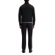 Boss Sweatshirt Zip-neck With Logo Patch-Black