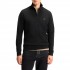 Boss Sweatshirt Zip-neck With Logo Patch-Black