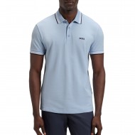 Boss Polo Shirt Pique Paddy-Light Blue