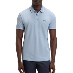 Boss Polo Shirt Pique Paddy-Light Blue