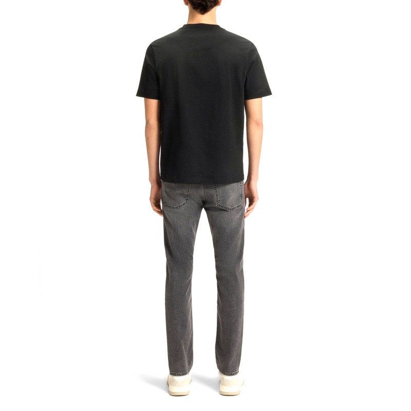 Boss T-Shirt With Logo Print-Black Boss T-Shirt With Logo Print-Black