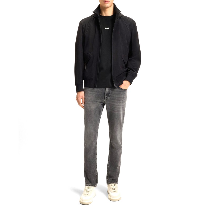 Boss T-Shirt With Logo Print-Black Boss T-Shirt With Logo Print-Black