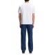 Boss T-Shirt Relaxed-fit With A Layered Logo Print-White Boss T-Shirt Relaxed-fit With A Layered Logo Print-White