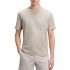 Boss T-Shirt Relaxed-Fit With A Layered Logo Print-Light Beige