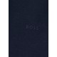 Boss T-Shirt Regular-Fit With Contrast Logo-Dark Blue
