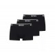 Boss Power Boxer Trunk Triple Pack In Strech Cotton-Black Boss Power Boxer Trunk Triple Pack In Strech Cotton-Black