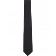 Boss Tie Formal In Silk Jacquard-Black
