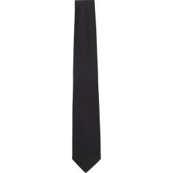 Boss Tie Formal In Silk Jacquard-Black