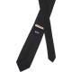 Boss Tie Formal In Silk Jacquard-Black Boss Tie Formal In Silk Jacquard-Black
