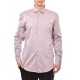 Hugo Slim Fit Shirt In Easy Iron Cotton Twill-Dark Red Hugo Slim Fit Shirt In Easy Iron Cotton Twill-Dark Red