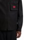 Hugo Overshirt Zip Up With Logo Label-Black