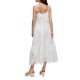 Boss Sleeveless Frilled Dress-White Boss Sleeveless Frilled Dress-White